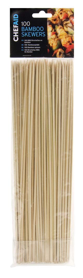 Chef Aid 30cm Bamboo Skewers, Pack of 100