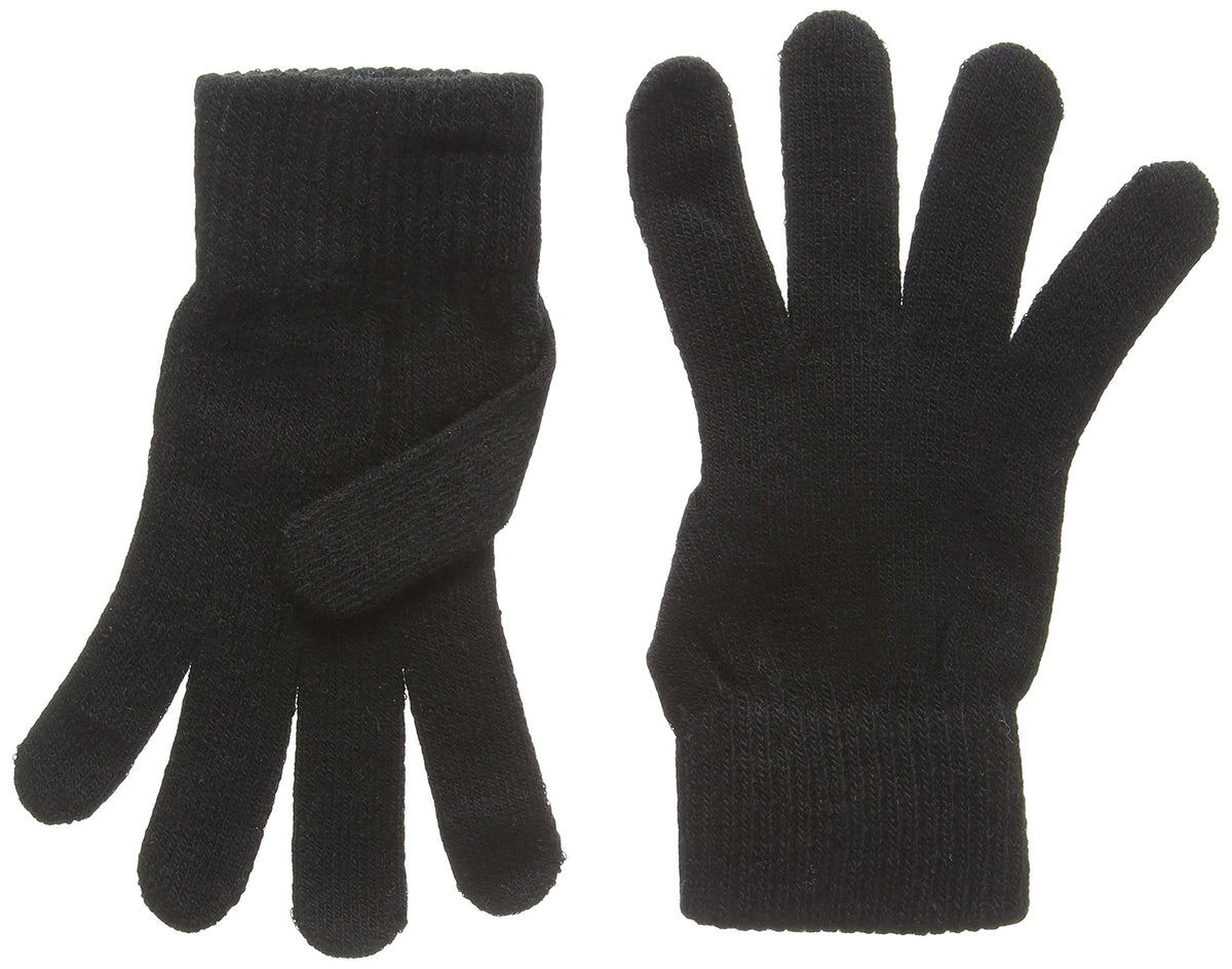 Adults magic stretch gloves in black. Ideal winter wear.